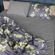 Комплект постельного белья Mirson Евро 200х220 см 22-1387 Gray Flowers Сатин (2200010473148) - изображение 4