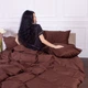 Комплект постельного белья Mirson Сатин Premium Cacao 0211 200х220 (2200000671677) - изображение 11
