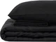 Комплект постельного белья Mirson Сатин Premium Black Pearl 0055 143х210х2 (2200000671561) - изображение 2