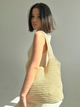 Сумка шопер из рафия D.Hats Молочный - изображение 1