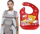 Хипсит, Эрго-рюкзак, кенгуру, переноска Baby Carrier 6в1 Серый слюнявчик-трансформер (vol-9894) - изображение 1