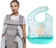 Хипсит, Эрго-рюкзак, кенгуру, переноска Baby Carrier 6в1 Серый слюнявчик-трансформер (n-9902) - изображение 4