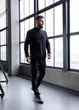 Мужской комплект из льна MonsterBrand XL (52) Черный, рубашка и брюки - изображение 2
