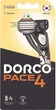 Бритва системная для мужчин Dorco PACE4 с 2 картриджами 4 лезвия - изображение 2
