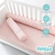 Набор бортик-валик защитный в кроватку IDEIA Papaella 120x15 см + 60x15 см хлопок звезда/горошек пудра - изображение 7