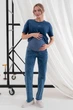 Джинсы для беременных Юла Мама Tally 2XL синий (DM-35.011) - изображение 2
