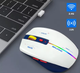 Мишка LT-T19 безшумна ігрова безпровідна RGB 2000DPI що світиться - зображення 1