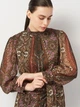 Платье женское Zara 1821/228 XS Коричневое (01821228330019) - изображение 4