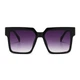 Винтажные солнцезащитные очки Black Double Grey sun glasses 5367 - изображение 5