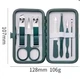 Набор маникюрных ножниц для ногтей 7 штук Зеленый SET086-7pcs - изображение 3