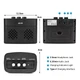Комбоусилитель портативный для электрогитары Aroma AG-05 BK, Bluetooth, 5 ватт - изображение 5