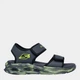 Подростковые спортивные сандалии для мальчика Skechers Sola Glow Sandal 407032L CCBK 37 Серые (198376722883) - изображение 1