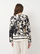 Блузка женская Zara 2526/103/070 M Черно-белая (02526103070033) - изображение 2