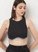 Футболка женская Zara 7901/887 XS/S Черная (07901887033101) - изображение 4