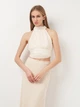 Футболка женская Zara 7969/307 XL Бежевая (07969030712051) - изображение 1