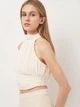 Футболка женская Zara 7969/307 XL Бежевая (07969030712051) - изображение 4