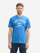 Футболка хлопковая мужская Tom Tailor 1037735-11356 XL Синяя (4068128243217) - изображение 1