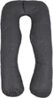 Подушка для беременных и отдыха MirSon №5031 Color Line 17-0611 Stripe Black U-образная 140х75х20 см (2200010969924) - изображение 1