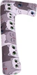 Подушка для беременных и отдыха MirSon №5011 Color Line 17-0635 Кот Батон Серая Г-образная 140х40х20 см (2200010969627) - изображение 1