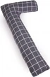 Подушка для беременных и отдыха MirSon №5007 Color Line 17-4815 Lugano Г-образная 140х40х20 см (2200010969580) - изображение 2