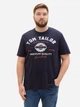 Футболка хлопковая мужская Tom Tailor 1039944-10668 5XL Темно-синяя (4067261331065) - изображение 1
