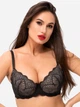 Бюстгальтер з кісточками з Push-up KALYNA Eliza 5172 70B Чорний/Півонія (4820285364149) - зображення 1