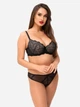 Бюстгальтер з кісточками з Push-up KALYNA Eliza 5172 70B Чорний/Півонія (4820285364149) - зображення 3