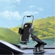 Держатель телефона в машину Proove Longway Plaid Suction Type Car Mount black - изображение 6