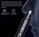 Тример для носа та вух Nose hair trimmer А11 на акумуляторі з USB зарядкою чорний - зображення 4