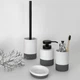 Дозатор для жидкого мыла MBM HOME "Stockholm" 360 мл BA-44 WHITE/GRAY белый/серый - изображение 11