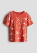 Футболка теракотова Яблуко H&M 110-116см (400010475) - зображення 1