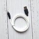 Кабель Hoco X21 Plus Silicone Cable Lightning силиконовый (1м 2.4A) Белый - изображение 2