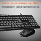 Набор Combo MEETION 2in1 Keyboard, Mouse USB Corded MT-C100, RU, EN раскладки, black - изображение 10