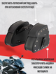 Кофры боковые для мотоцикла из кожзама SP-Sport HL611 (исскуственная кожа, р-р 32x26x20см, черный) - изображение 2