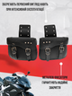 Кофры боковые для мотоцикла из кожзама SP-Sport HL616 (исскуственная кожа, р-р 42x30x15см, черный) - изображение 2
