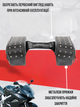 Кофры боковые для мотоцикла из кожзама SP-Sport HL618 (исскуственная кожа, р-р 43x24x15см, черный) - изображение 2