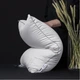 Подушка MirSon №1027 Silver Cloud Шелковая низкая 40x60 см (2200010363760) - изображение 6