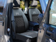 Авто чехлы для Volvo V50 2004-2012 Pok-ter экокожа с тканью черного цвета - изображение 2