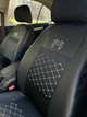 Авто чехлы для Volvo V50 2004-2012 Pok-ter экокожа с тканью черного цвета - изображение 5