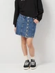 Детская джинсовая юбка для девочки Minoti 22skirt40 42722TEN 128-134 см Темно-синяя (5063025454574) - изображение 1