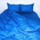 Наволочка с ушками MirSon Satin Stripe 30-0019 Blue 70x70 см (2200005255032) - изображение 1
