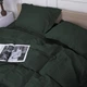 Наволочка с ушками MirSon Satin Stripe 30-0017 Green 70x70 см (2200005254196) - изображение 2