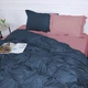 Наволочка с ушками MirSon Satin Stripe 30-0020 + 30-0007 Edarin 70x70 см (2200005265796) - изображение 4