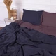 Наволочка с ушками MirSon Satin Stripe 30-0021 + 30-0008 Dorimel 70x70 см (2200005267998) - изображение 1