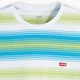 Футболка чоловіча Levi's original housemark fizzy stripe tee 566050170 М Swedish Blue (5401128008254) - изображение 7