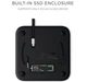 Док-станція Satechi Stand and Hub For Mac Mini / Studio With NVMe SSD Enclosure (ST-GMMSHS) - зображення 5