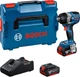 Аккумуляторный ударный гайковерт Bosch Professional GDS 18V-750 C, кейс L-BOXX 136, 2 акб 5,0 Ah, з/у (06019L9003) - изображение 1