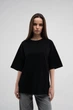 Футболка женская оверсайз L Black - изображение 1