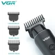 Машинка (триммер) VGR V-937, Professional, 3 насадки, STRONG BATTERY, LED Display - изображение 6