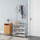 Підлогова вішалка для одягу та взуття - New simple floor clothes rack - изображение 5